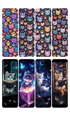 729 Cat bookmark Sublimation Print