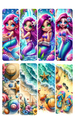 732 Ocean Bookmark Sublimation Print