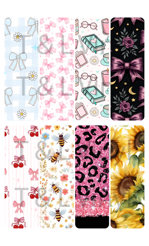 733 Pretty Bookmark Sublimation Print