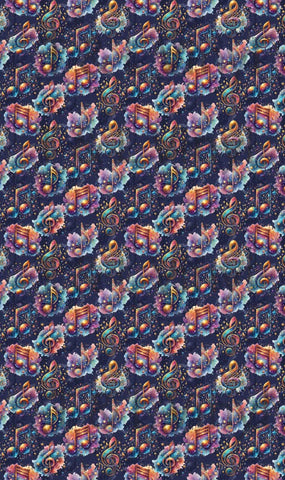743 Music Full Sublimation Print