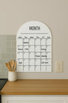 A3 Arch Month Calendar – Acrylic Engraved