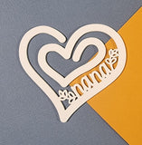 Jumbo Acrylic Nana Paper Clips 8cm by 8cm