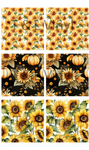 847 Sunflowers Cermaic Coaster  sublimation Print