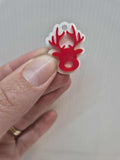 Mini Acrylic Reindeer Charm