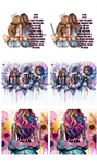 858 Let them Cermaic Coaster  sublimation Print