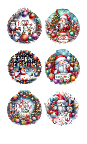 871 Christmas 2025 Bauble sublimation Print