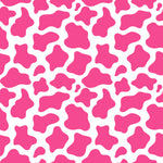 (128) Pink Cow pattern Print 30cm by 30cm