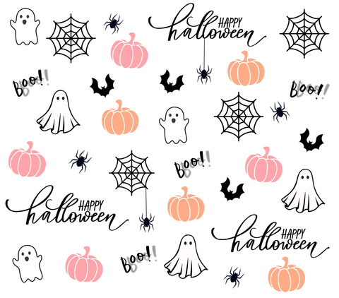 Happy Halloween 20 oz vinyl wrap (101)