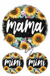 Sunflower Mama and Mini Shirt Sublimation Prints 20