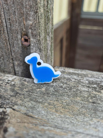 Mini Acrylic Dinosaur Charm