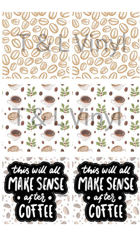 911 Coffee Ceramic square coasters Sublimation Print