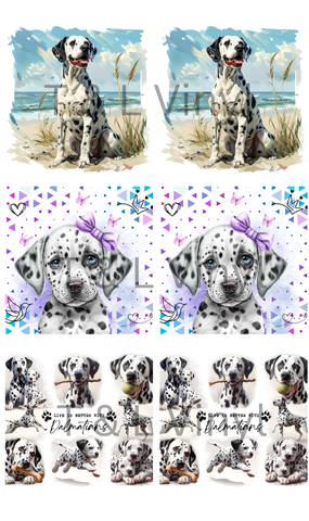 912 Dalmatians Ceramic square coasters Sublimation Print