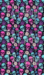 913 Rainbow Skulls Full Sublimation Print