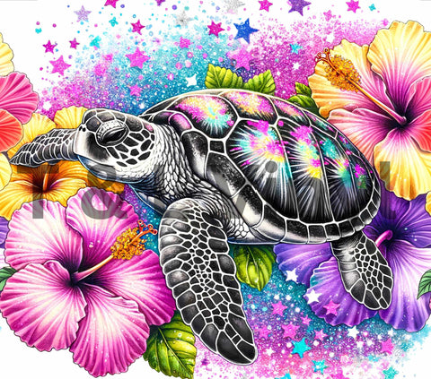 Hawaii Turtle 20 oz Sublimation wrap (331)