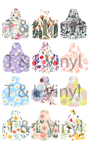 921 Cow tag Sublimation prints