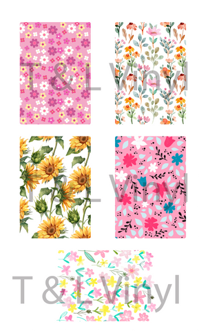 936 Floral ID  Sublimation prints