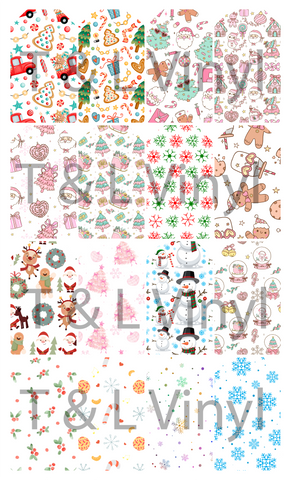 957 Christmas Gift Tag Sublimation Print