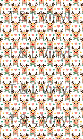 961 Reindeer full Sublimation Print