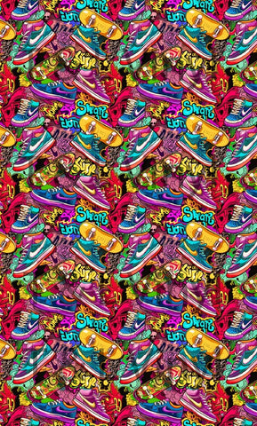 974 Skater shoes full  Sublimation Print