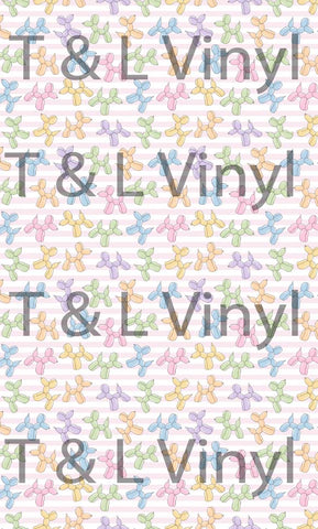 981 Balloon dog  full  Sublimation Print