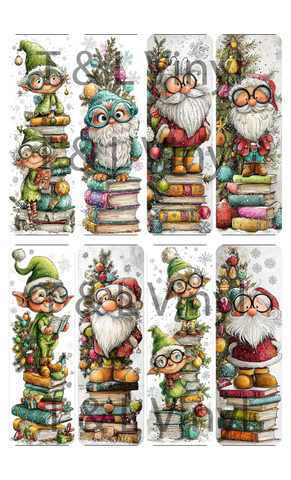 986 Christmas Bookmarks Sublimation Print
