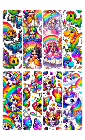 988 Kids Bookmarks Sublimation Print