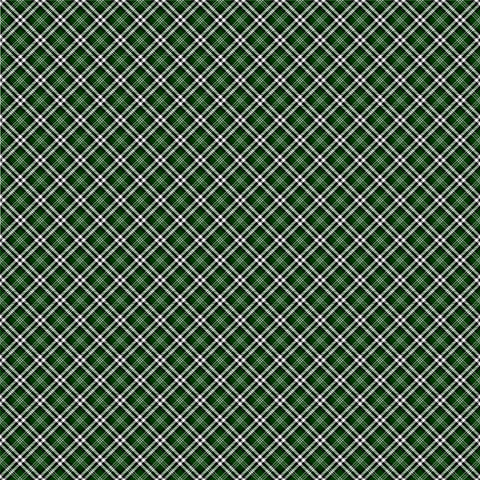 Plaid Green 20 oz Sublimation wrap (226)