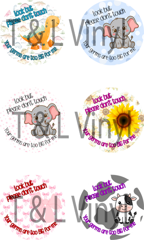 990 Pram sign Sublimation Print to fit our bag tags