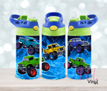 11 Kids Truck 12oz Sublimation Tumbler Print