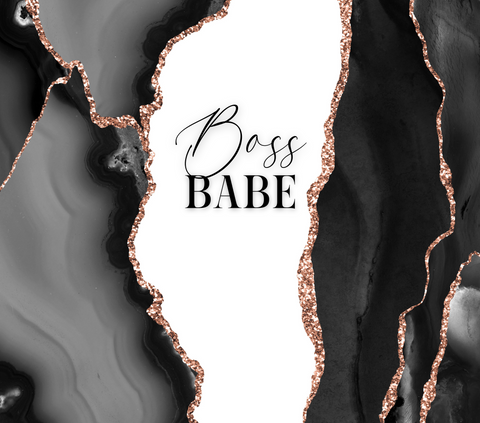 Boss Babe Glitter 20oz sublimation Wrap (174)