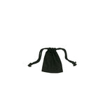 Black Calico Bags - 10cm x 12cm with Drawstrings