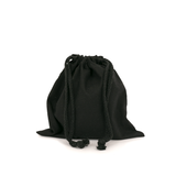 Black Calico Bags - 20cm x 20cm with Drawstrings