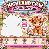Cute Highland Cow Blanks – Perfect for Sublimation