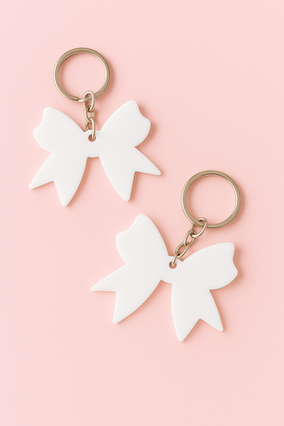 Acrylic Bow Keyring