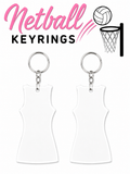 Netball Dress Keyring