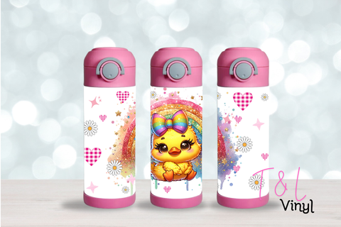 18 Glitter Chicken 12oz Sublimation Tumbler Print