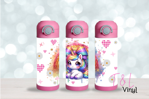 21 Glitter unicorn  12oz Sublimation Tumbler Print