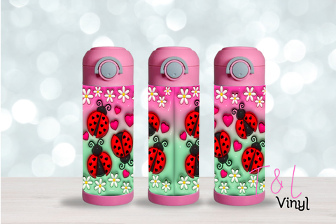 32 Lady bug 12oz Sublimation Tumbler Print