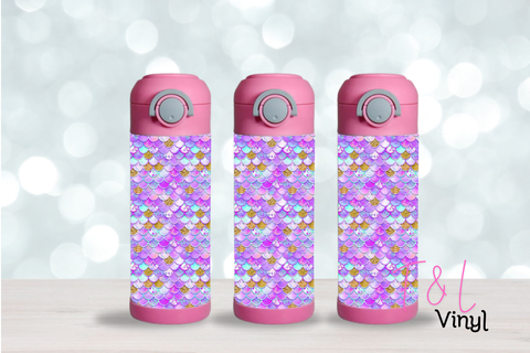 34 Mermaid 12oz Sublimation Tumbler Print