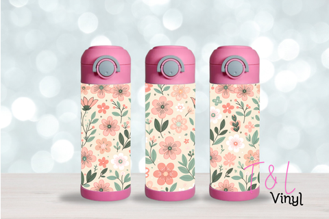 46 Floral 12oz Sublimation Tumbler Print