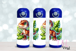 8 Jungle Dino 12oz Sublimation Tumbler Print