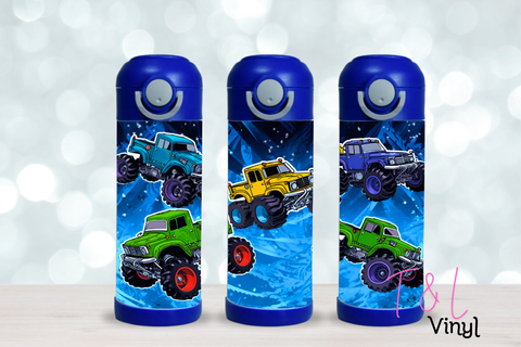 11 Kids Truck 12oz Sublimation Tumbler Print