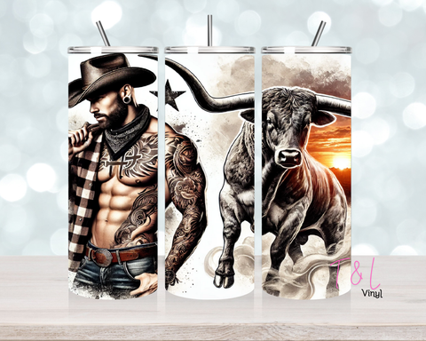 576 Cowboy 20 oz Sublimation wrap (576)