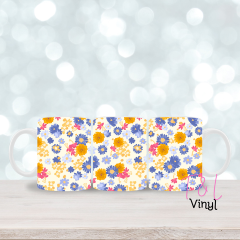 99 Floral - 11oz mug