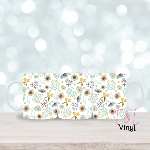 98 Floral - 11oz mug