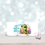 132 life is better on the beach - 11oz mug