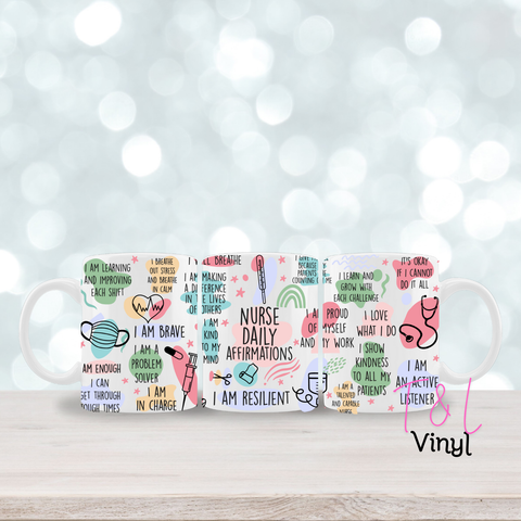 171 Nurse Daily Affirmations - 11oz mug