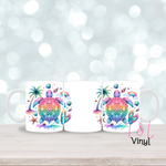 177 Mandala Pastel Turtle  - 11oz mug