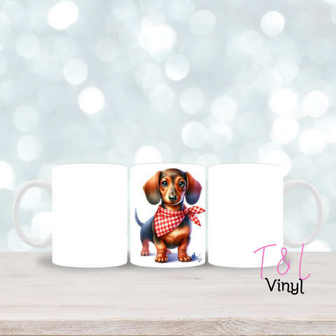 193 Dachshund Dog  - 11oz mug