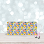 245 Floral - 11oz mug